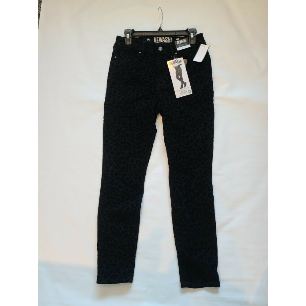 Rewash Juniors' Velvet Leopard Women's Stylish